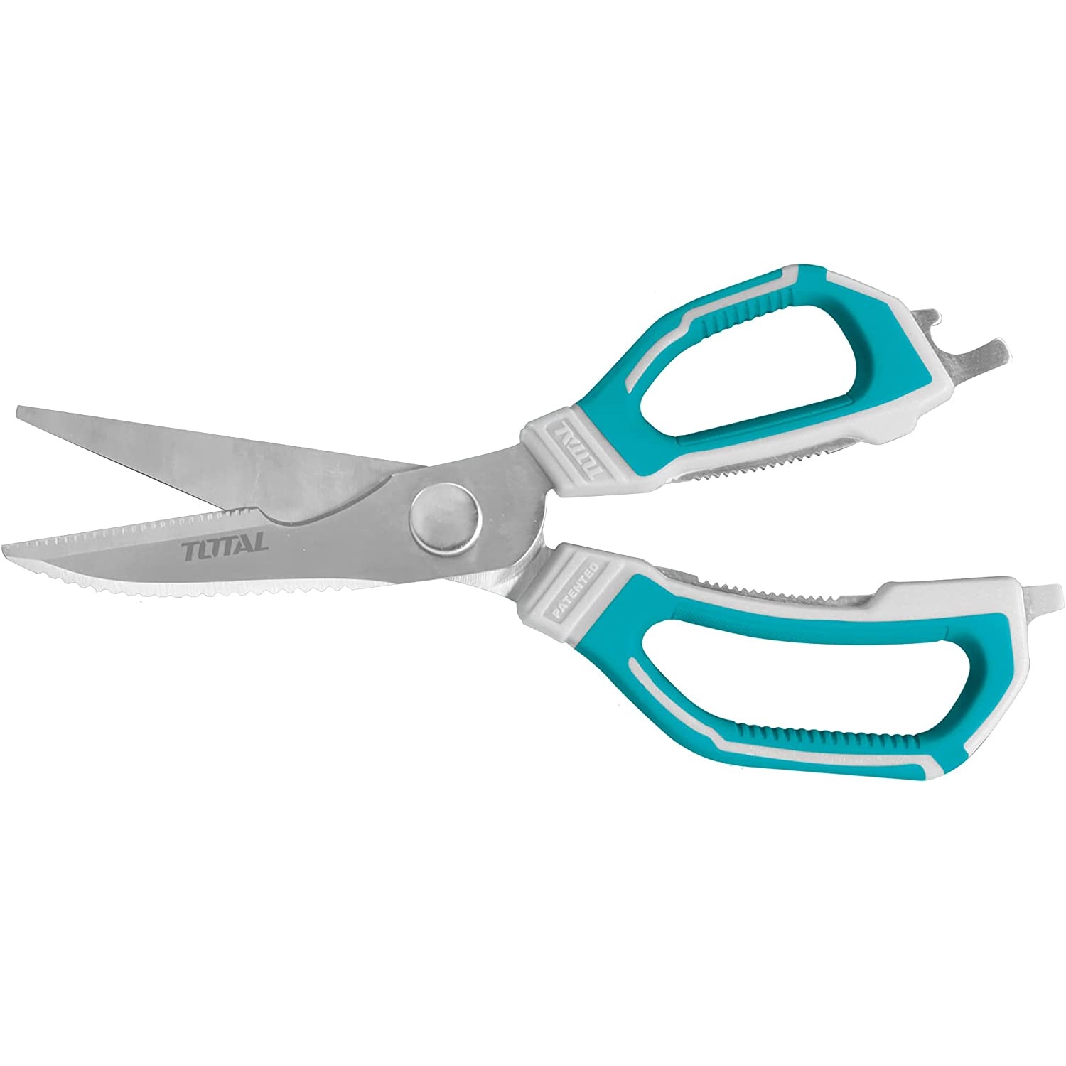 Kéo nhà bếp đa dụng cầm tay 225mm TOTAL THSCRS822251 - Nhiều công dụng, tháo rời được, chất liệu thép chuyên dụng, không gỉ, tay cầm nhựa chắc chắn
