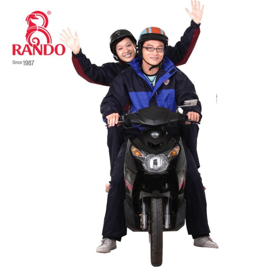 Áo Mưa Bộ RANDO Vải Dù Cao Cấp, RANDO Chính Hãng, Thời Trang Dành Cho Nam Nữ Đi Phượt, Bền Bỉ Không Thấm Nước