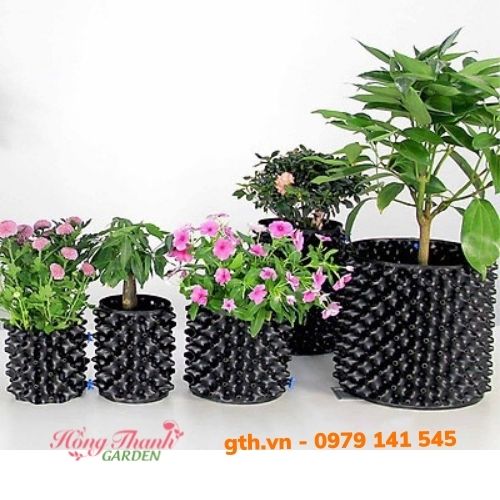 Bầu Ươm Cây Thông Minh V6 tặng kèm đinh ốc - Dùng Ươm Cây Cảnh, Rau Màu, Cây Ăn Quả Cực Kỳ Tiện Ích, Dễ Di Chuyển Cây, Thay Đổi Vị Trí Hoặc Sang Chậu Độ