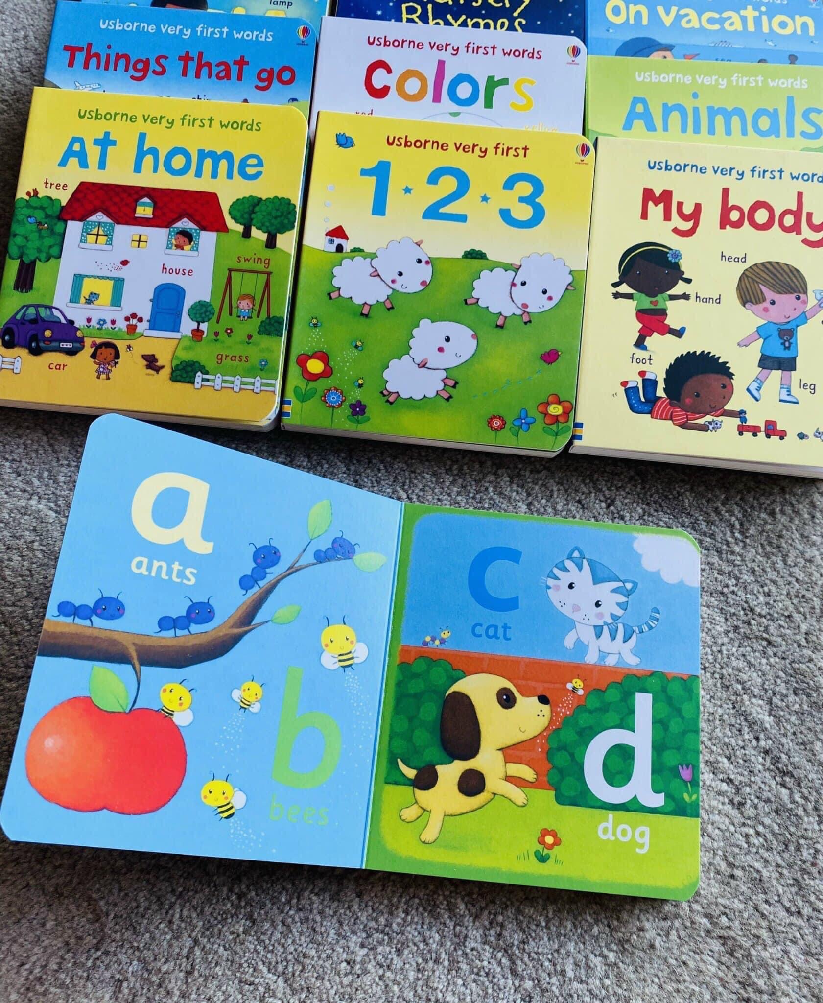 UBORNE VERY FRIST WORDS - Board Books -10Q kèm link mp3