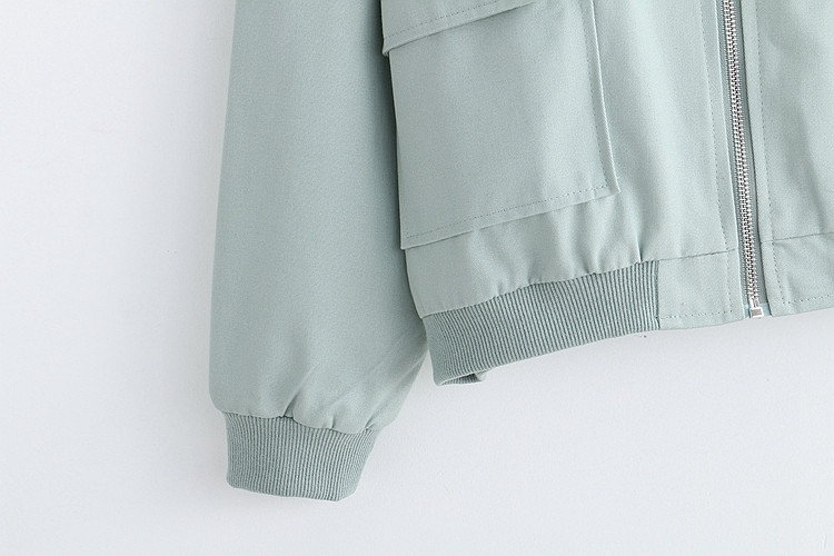 Áo Khoác Bomber Kaki Logo 595