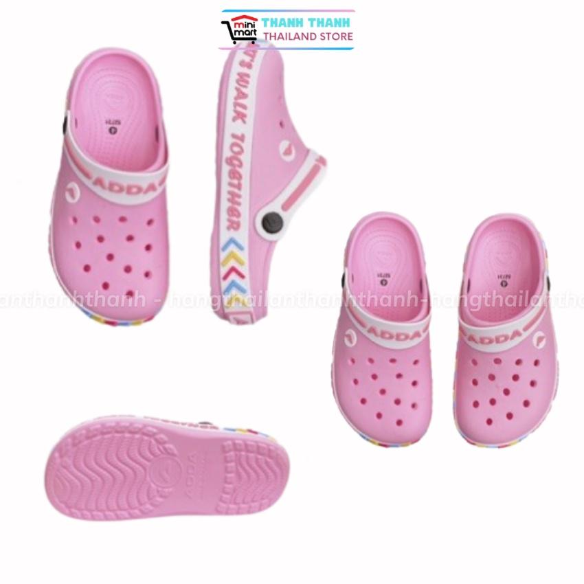Giày sục nhựa đúc Thái Lan nữ đi mưa ADDA - 52731 siêu nhẹ, êm chân