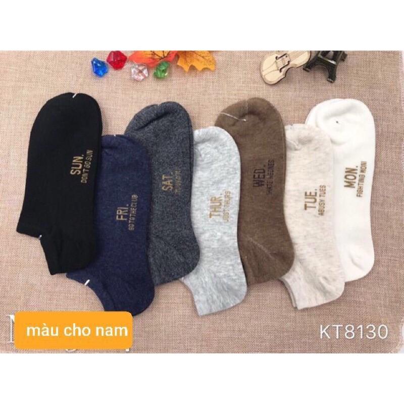 Combo Tất Tuần 7 Đôi 7 Ngày Loại 1 (Cho Cả Nam Và Nữ