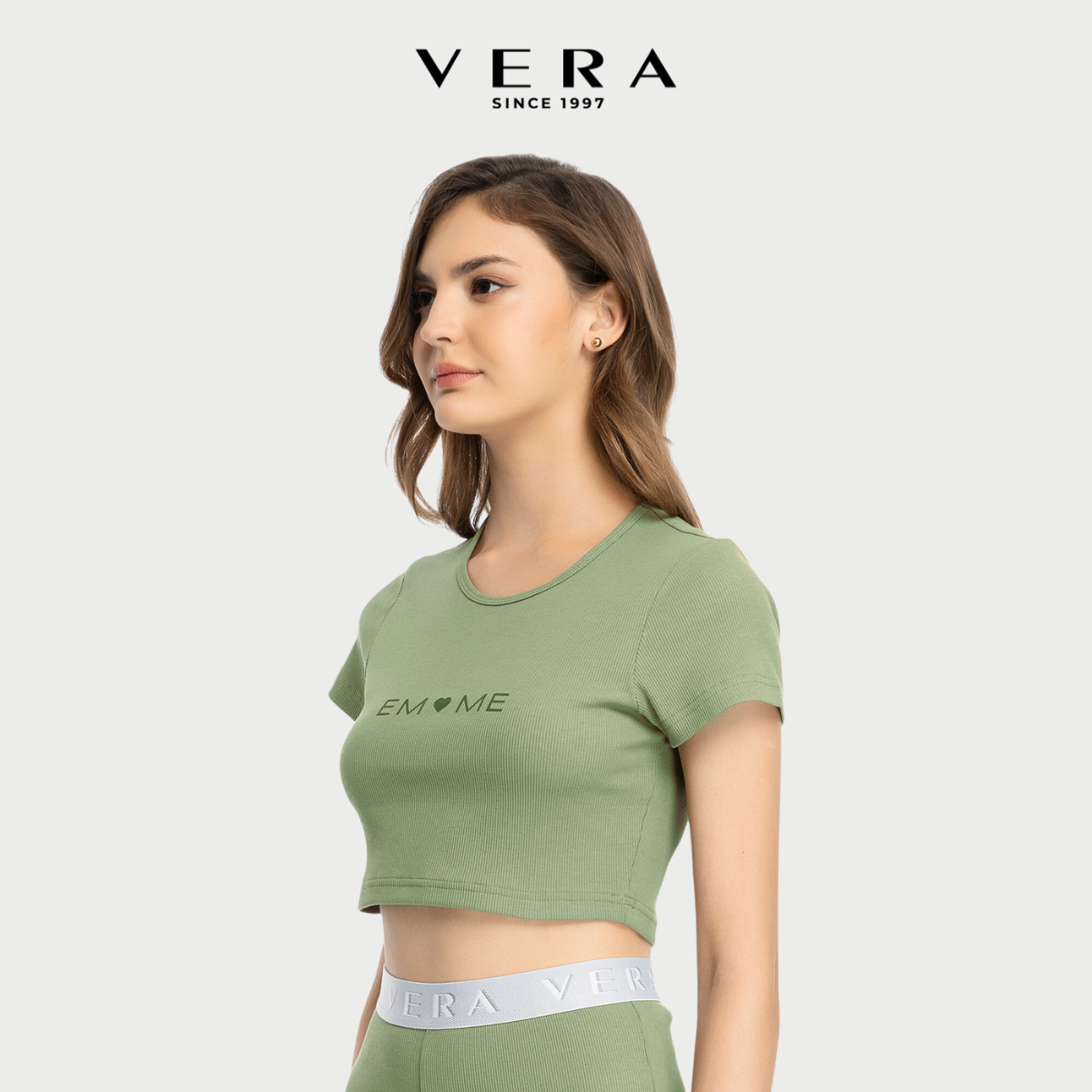 Áo crop top nữ Vera by Chi Pu Cotton - C0016