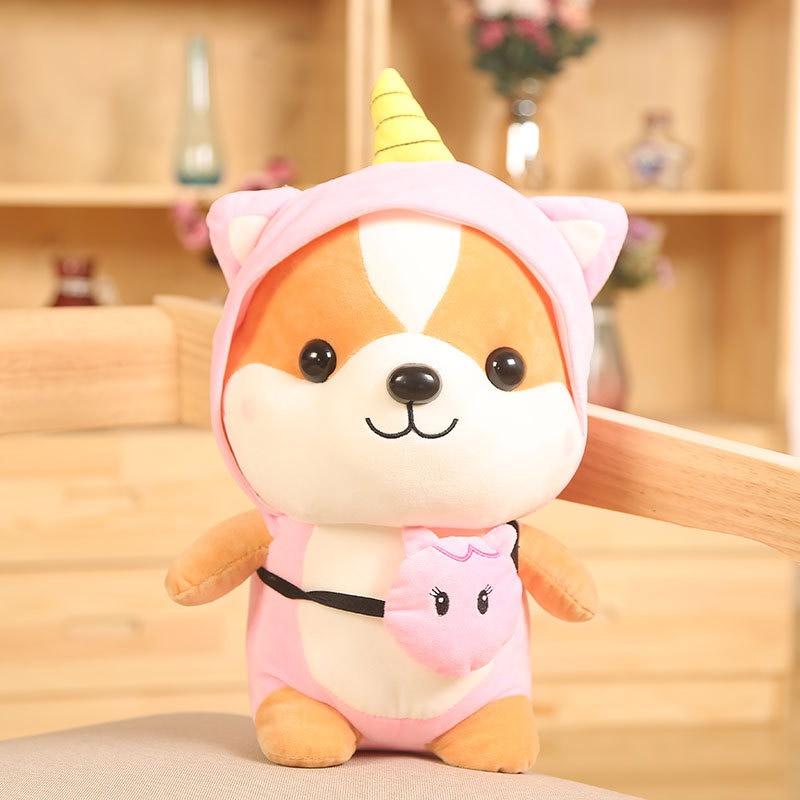 Đồ chơi cho bé chó bông shiba cosplay cute