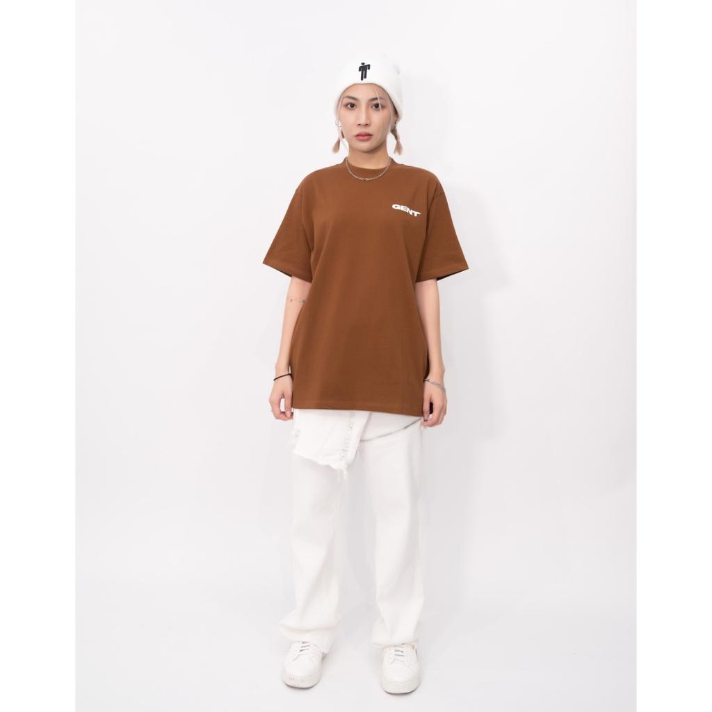 Áo thun Basic Tee unisex nam nữ from rộng, tay lỡ, cổ tròn màu đen, trắng, xanh dương, xanh lá, nâu