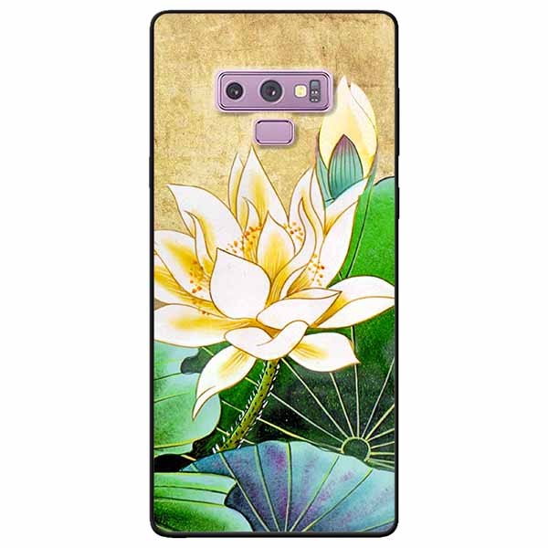 Ốp lưng dành cho Samsung Note 9 mẫu Hoa Sen Vàng
