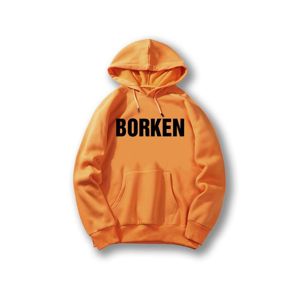 Áo hoodie nam nữ áo khoác BORKEN unisex nỉ phong cách ovesize siêu đẹp Form Rộng – ST21 - babitrendy