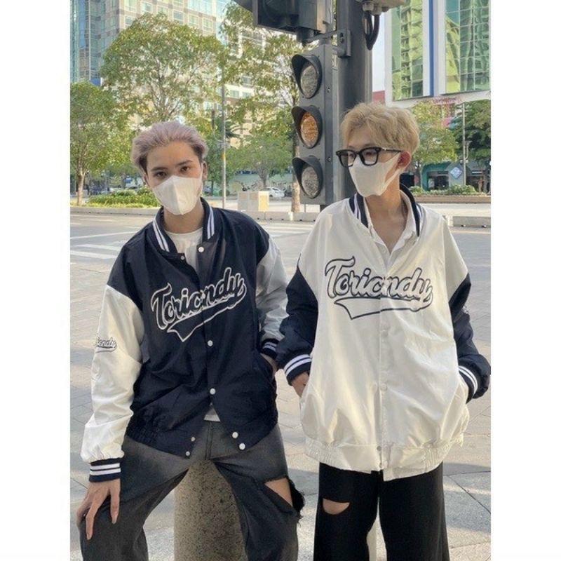 Áo khoác dù nam nữ form rộng Unisex 2 lớp Chống Nắng ulzzang