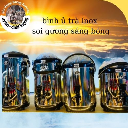 Bình giữ nhiệt ủ trà inox 304 giữ nhiệt lên đến 12 tiếng 10l