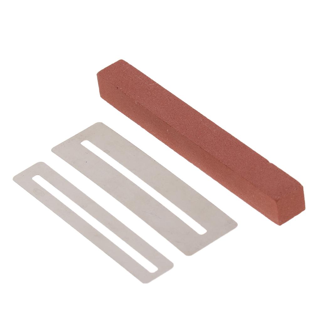 Sunnimix 2 Chiếc Ván Trượt Ngón Tay Fretboard Bảo Vệ + Tặng Chà Nhám Ba Lan Tự Làm Luthier Dụng Cụ