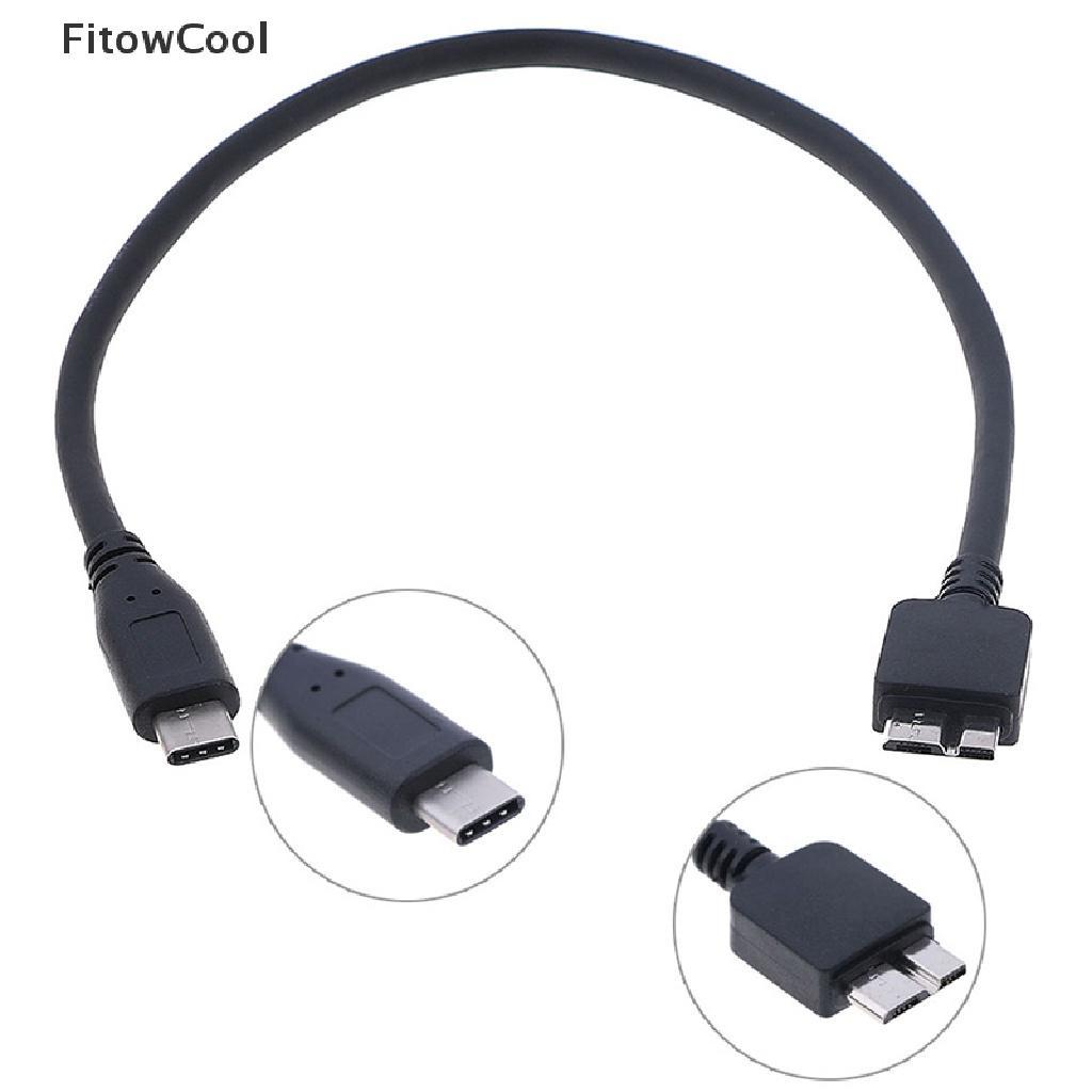 Dây cáp chuyển đổi từ USB C sang Micro USB Type C sang Micro USB dài 30cm dành cho ổ cứng hdd