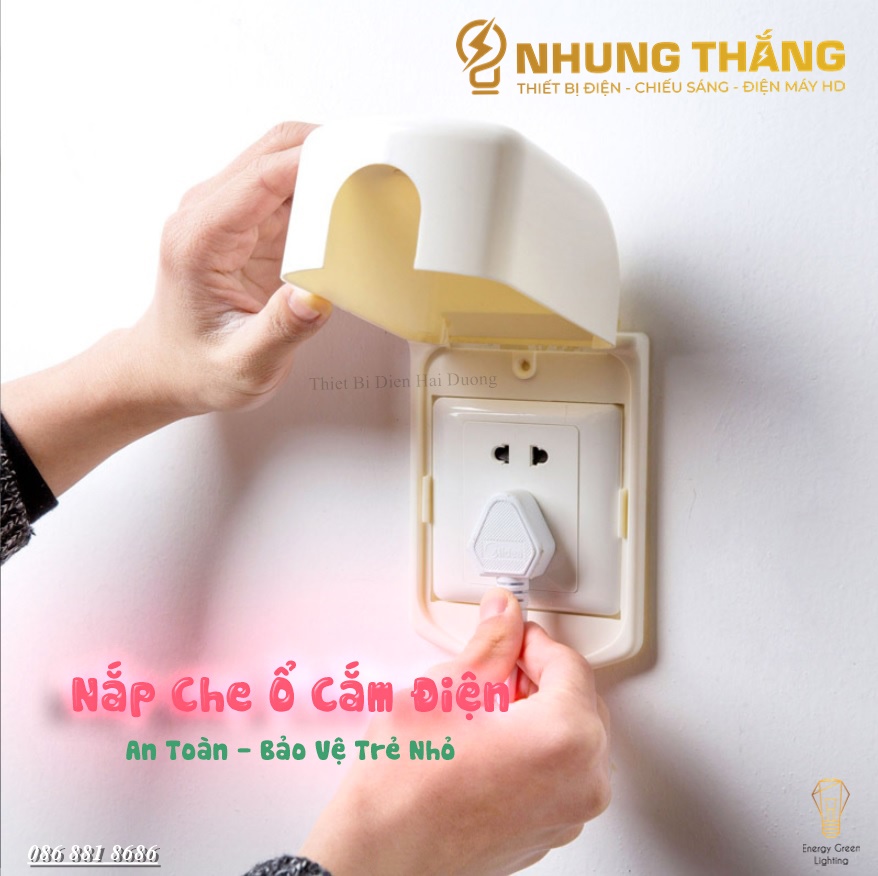 Nắp Đậy Ổ Cắm Điện - An Toàn , Bảo Vệ Trẻ Nhỏ - Chống Thấ