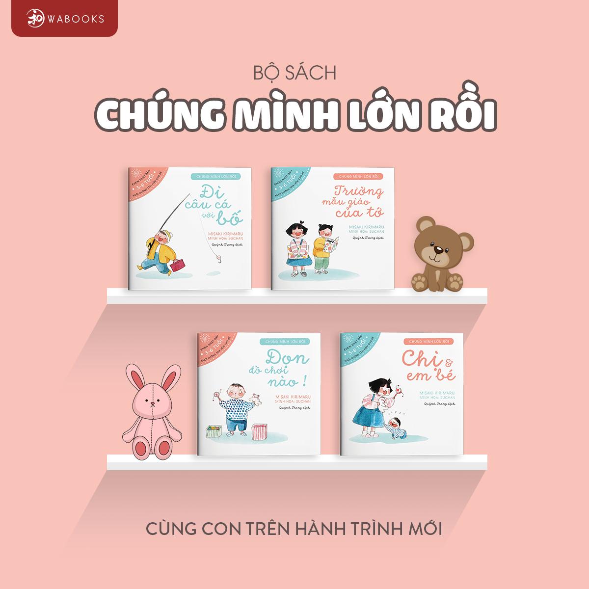 Full Combo 98 Cuốn Ehon Nhật Bản cho bé phát triển toàn diện não bộ, nhận thức, tư duy, sáng tạo, vận động