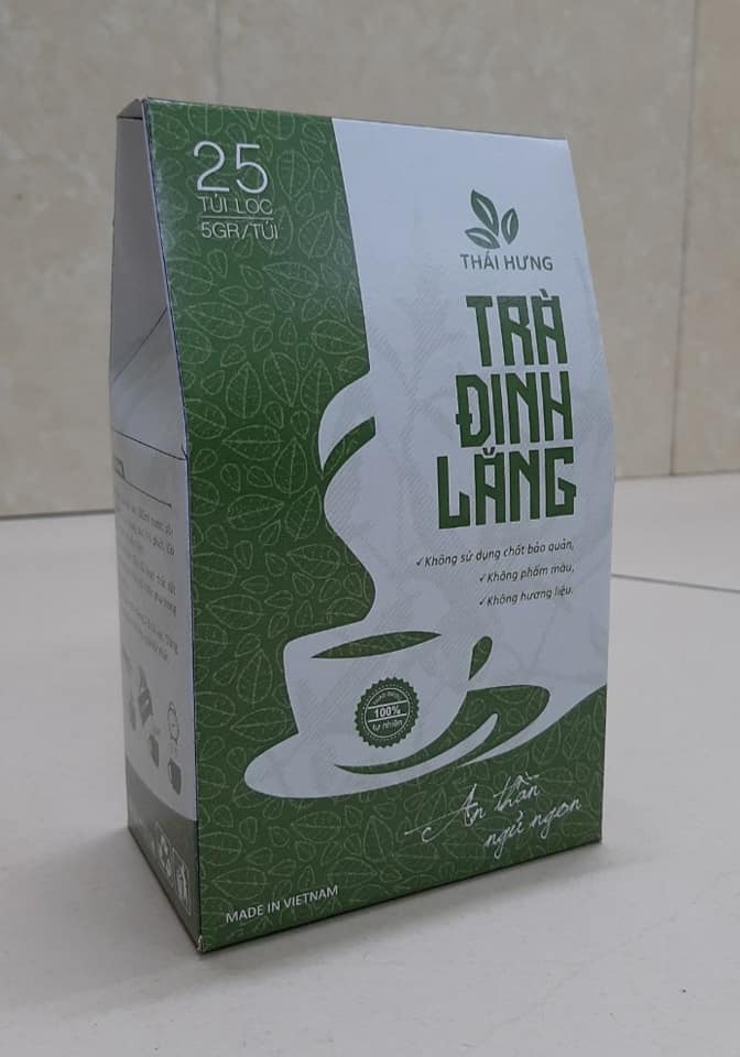 Combo 05 hộp Trà ĐINH LĂNG Thái Hưng An thần, giảm stress, ngủ ngon