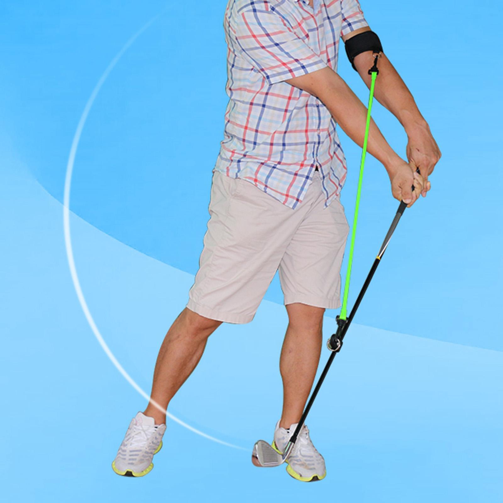 Golf Swing Training Aids, Golf Swing Correcting Tool Swing Training Aid Arm Band, Golf Posture Motion Correction Trainer for to Forming Muscle Memory