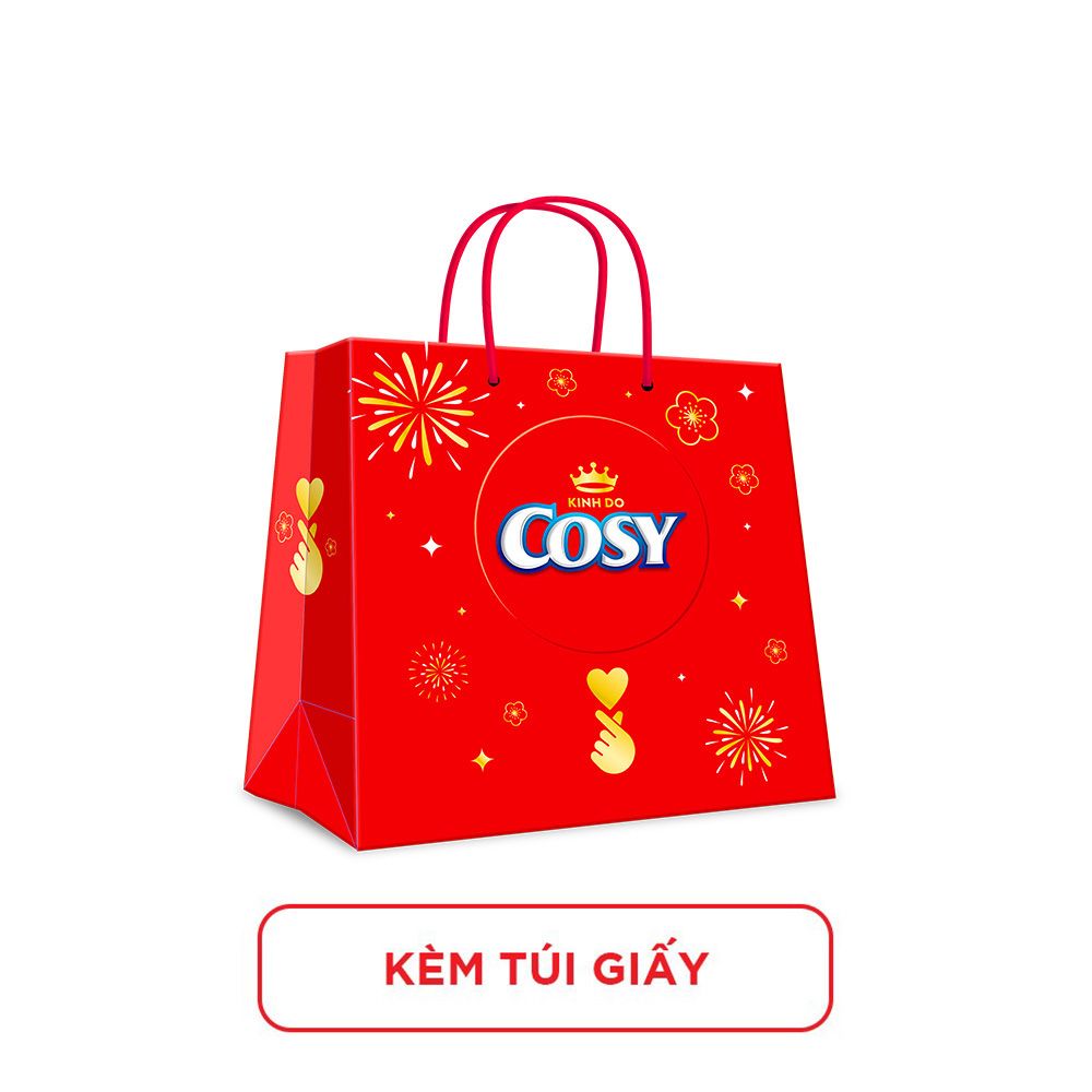 Cosy Tết - Bánh Quy Thập Cẩm SôCôLa - Hộp Thiếc 378g