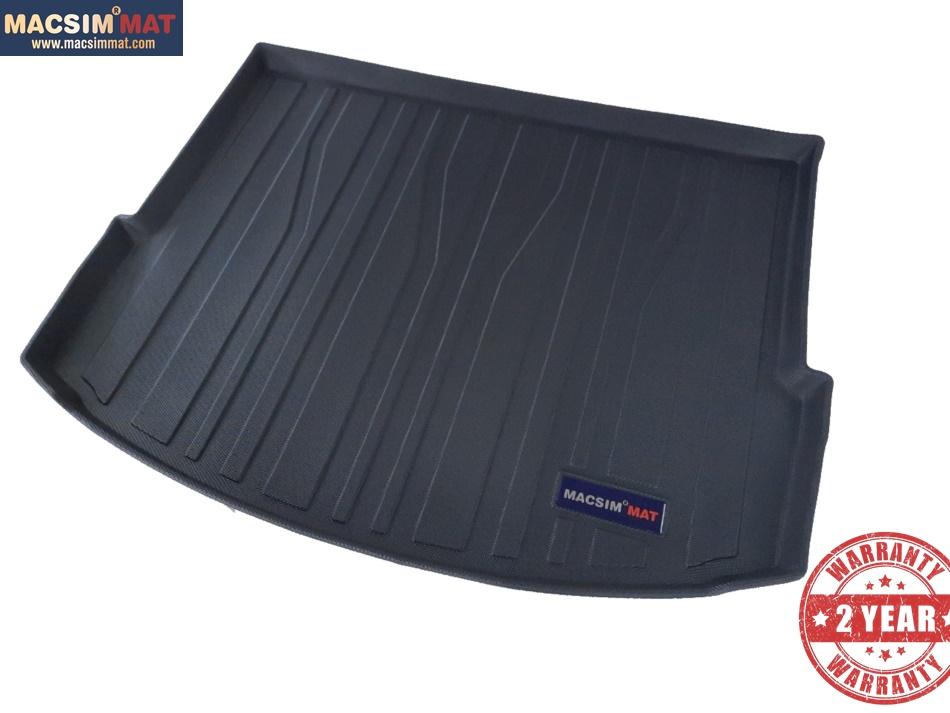Thảm lót cốp LANDROVER Discovery 7 chỗ nhãn hiệu Macsim chất liệu TPV cao cấp màu đen