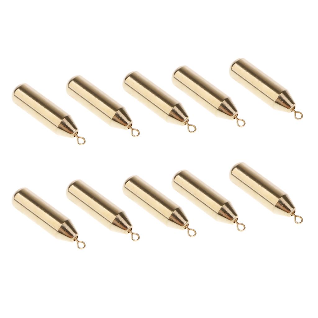 Copper Weight Sinkers /Fishing Weights Sinker Bulk Sinker Weights Kit Golden