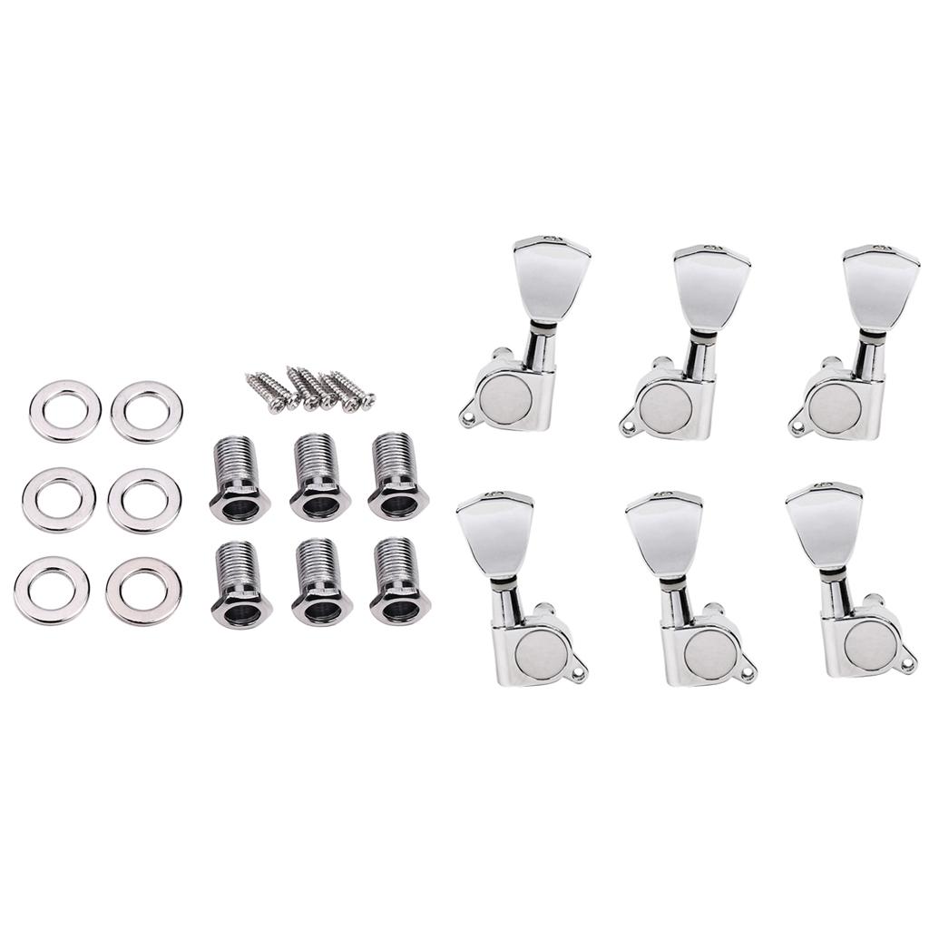 6 3R3L Chỉnh PEG Máy Đầu cho Đàn Guitar Các Bộ Phận Thay Thế