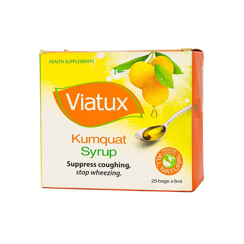 Siro ho Viatux vị tắc - Vietnat - Thông cổ, giảm ho khò khè