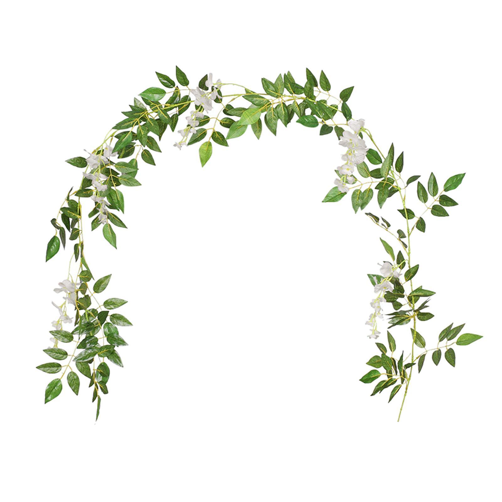 Artificial Vine Floral Garland Fake Leaf Plants Vine for Room