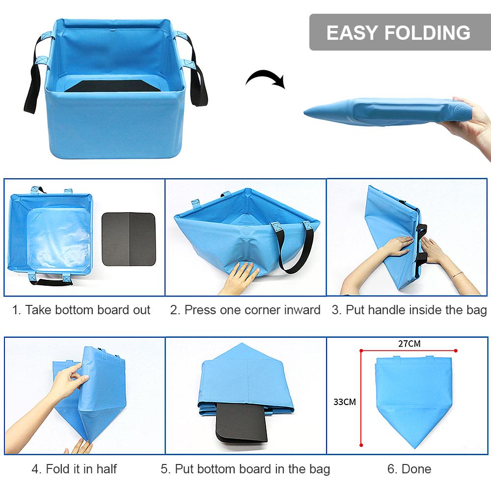 Hộp đi câu di động 18 lít, đa chức năng