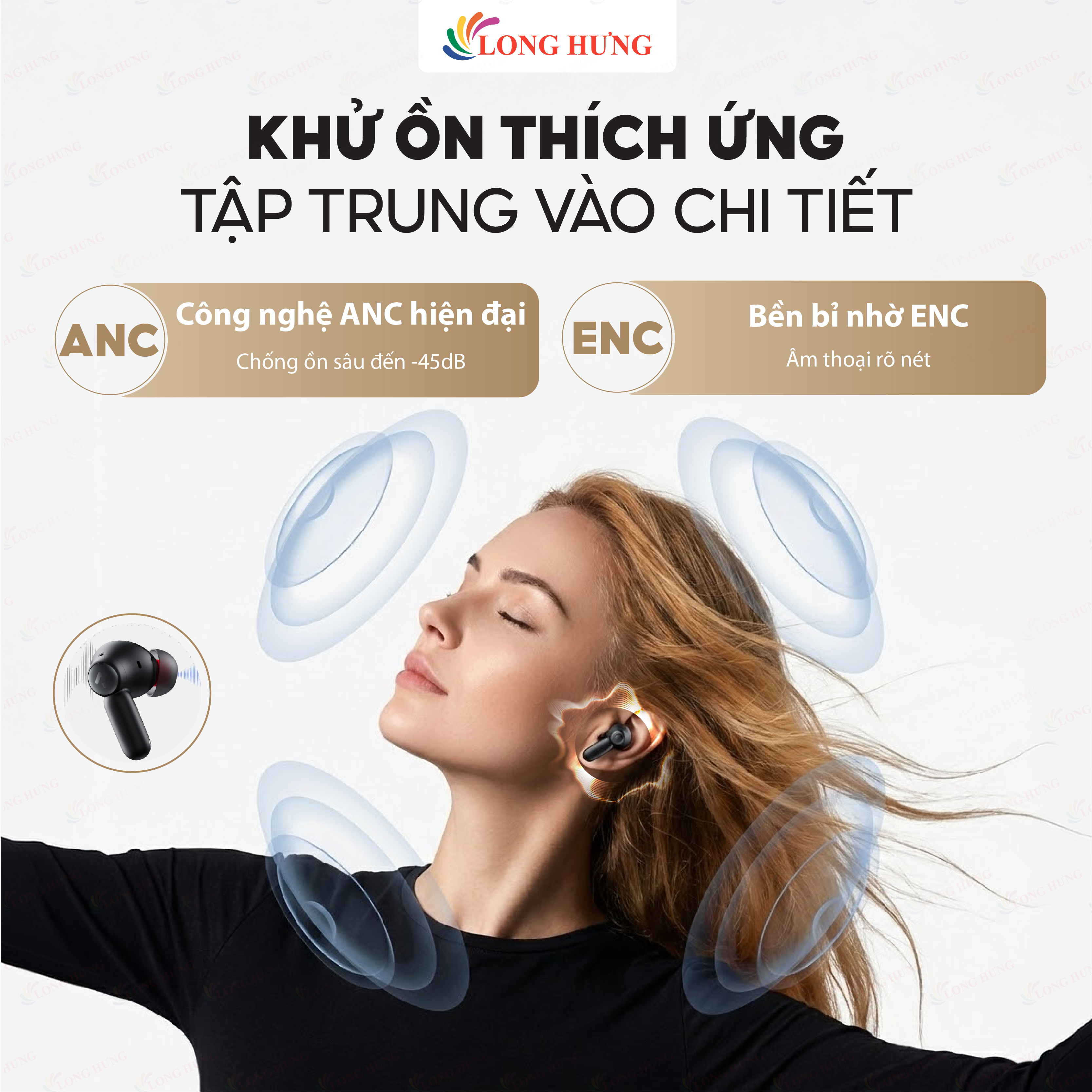 Tai nghe Bluetooth True Wireless Havit Space NC01T TW991 Pro - Hàng chính hãng