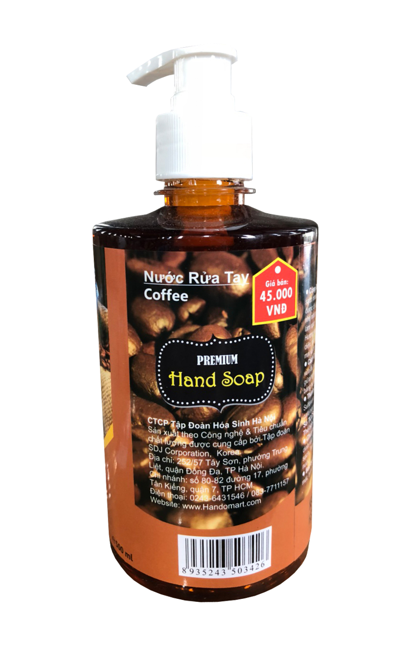 Combo 2 chai nước rửa tay Hand Soap Hương Cafe 500ml/chai