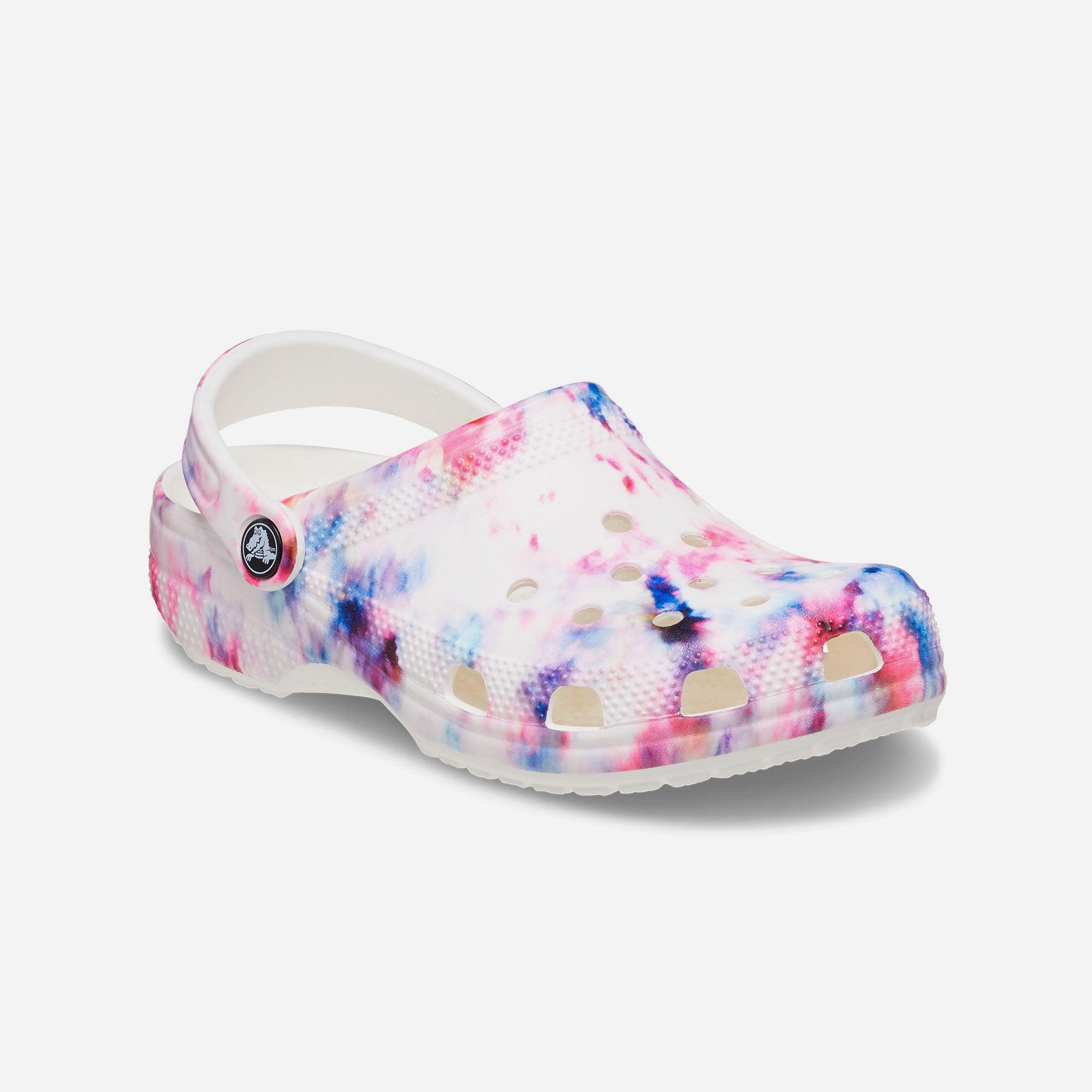 Giày nhựa unisex Crocs Classic Clog Tie Dye Graphic - 205453-6TS