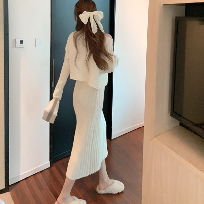 Đầm Len Hai Mảnh Thời Trang Khí Chất VH41 - Hàng Quảng Châu Cao Cấp
