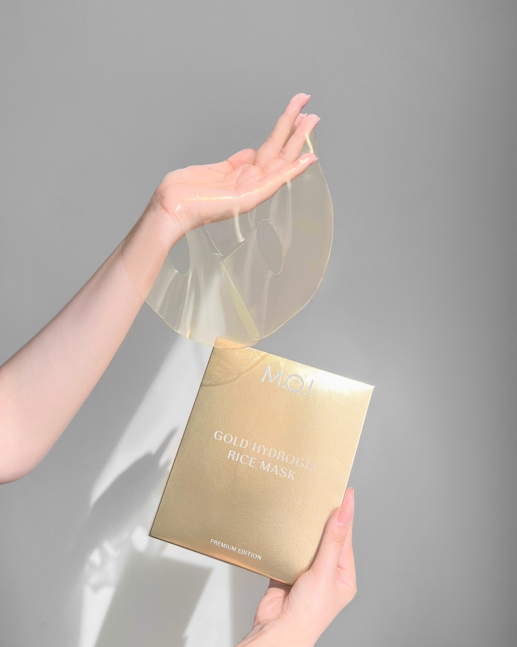 Mặt nạ gạo HYDROGEL vàng phiên bản cao cấp - Hộp 3 Miếng