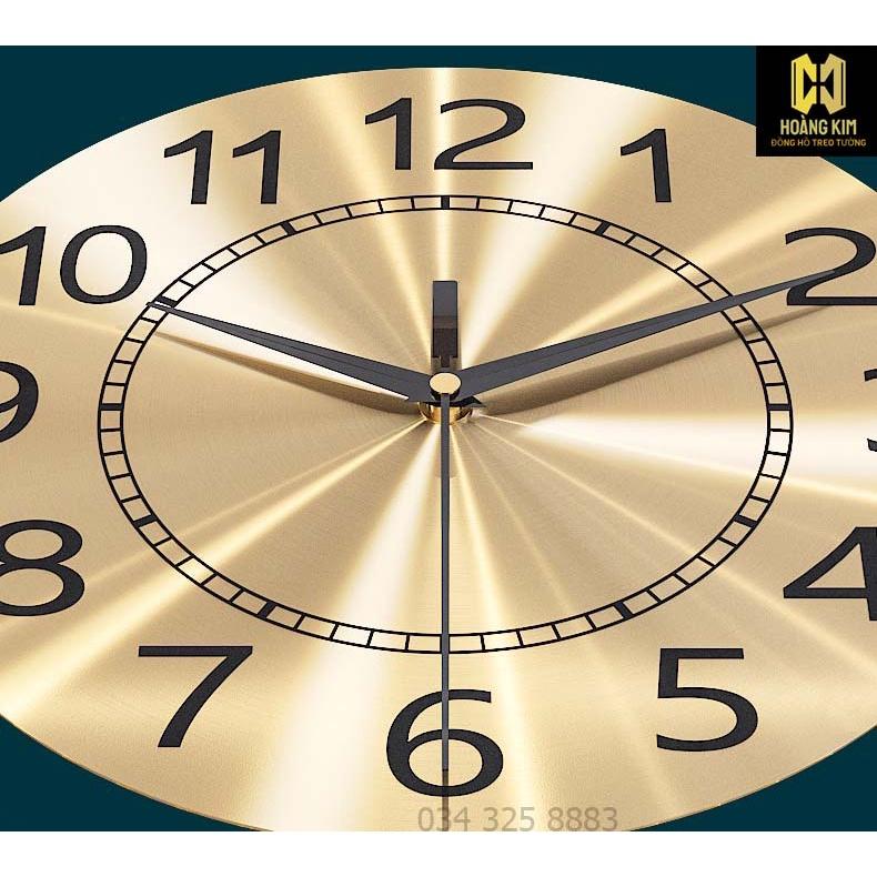 Đồng hồ treo tường Đồng hồ trang trí Decor Đôi chim Khổng Tước size 115x68cm