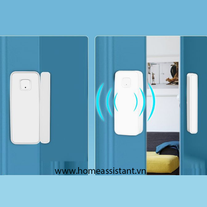 Cảm Biến Rung Động Vỡ Kính Kiêm Má Từ Cửa Zigbee Tuya ZRM01 (Hỗ trợ Home Assistant)