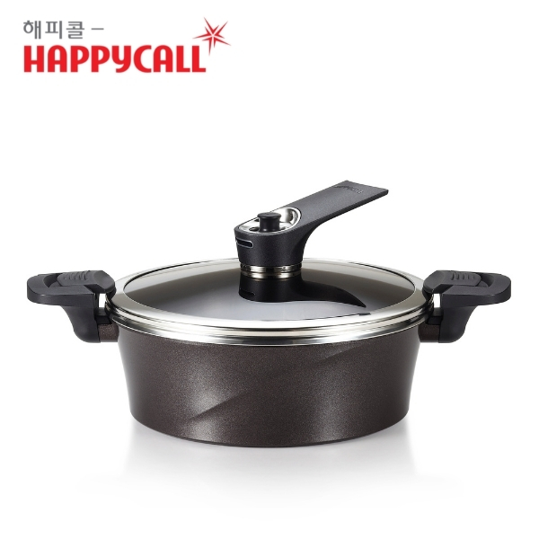 Nồi Áp Suất Cao Happycall (24cm) - Nâu