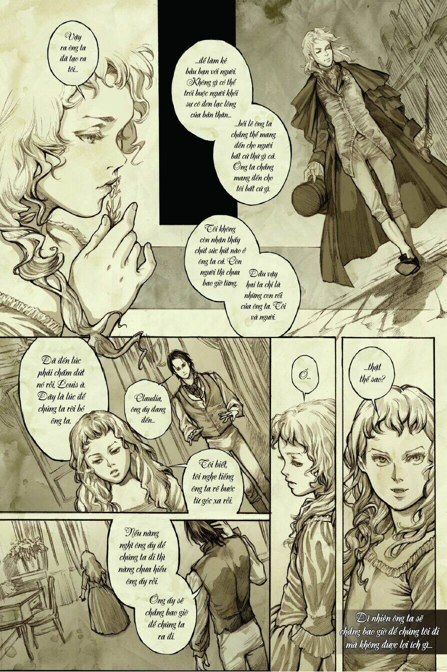 đàm thoại cùng ma cà rồng - chuyện của claudia [tiểu thuyết bằng tranh] chapter 2 27