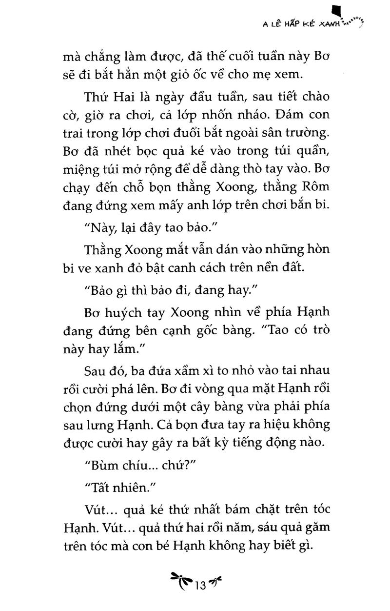 A Lê Hấp - Ké Xanh