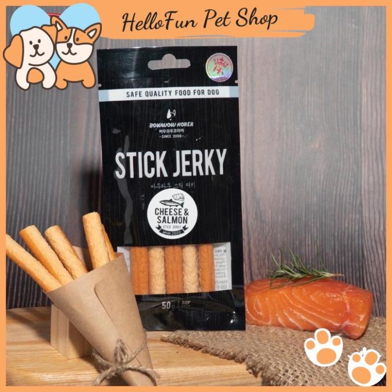 Bánh thưởng dạng que Bowwow Stick Jerky cho chó - Snack cao cấp cho thú cưng