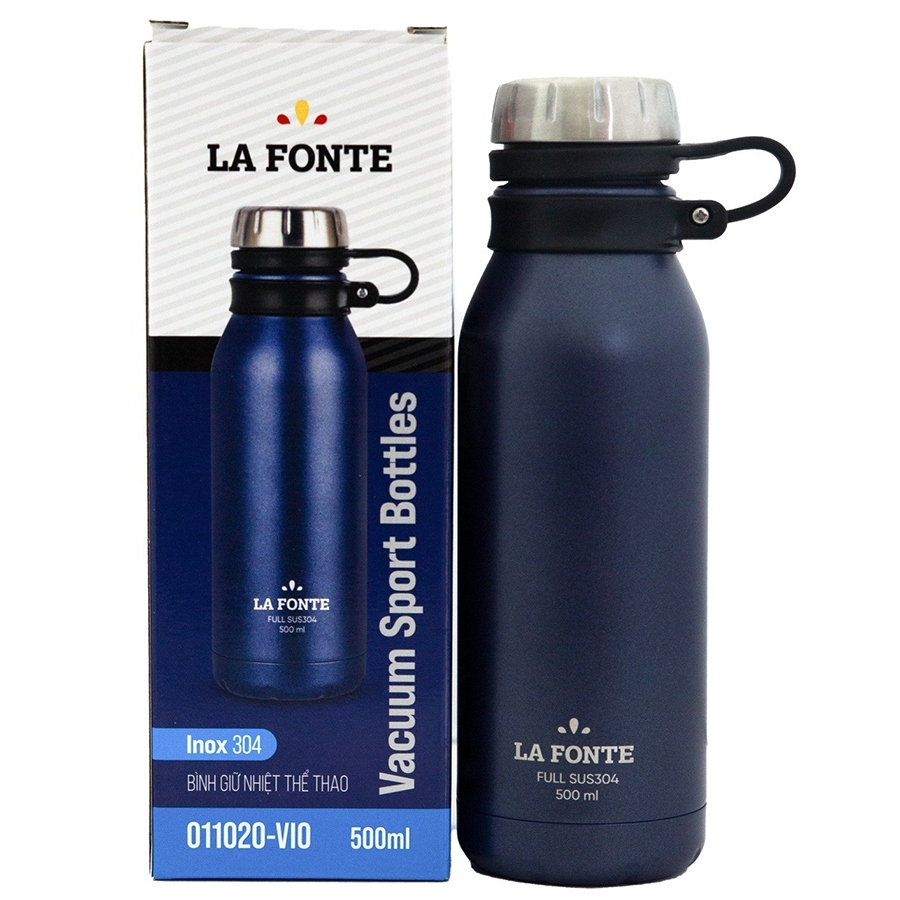 Bình giữ nhiệt thể thao 500ml Lafonte 011020-VIO