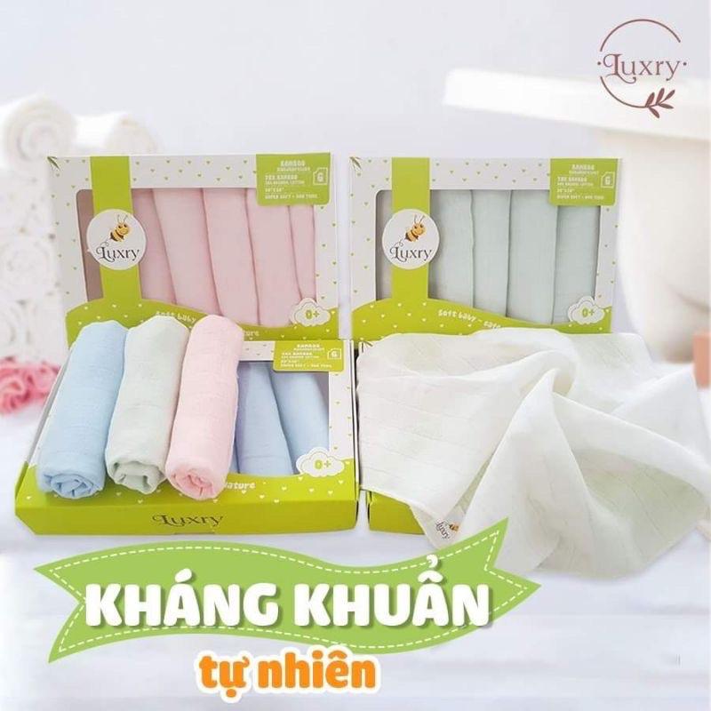 Khăn sợi tre Luxry siêu mềm mịn, kháng khuẩn