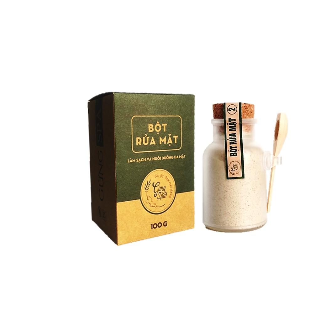 BỘT RỬA MẶT THIÊN NHIÊN - Gừng Spa