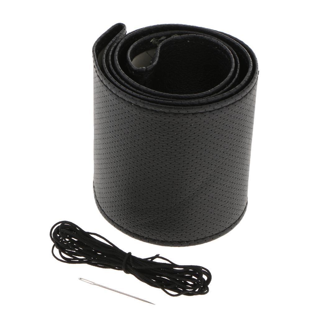 38cm Universal Car DIY Leather Steering Wheel  & Thread
