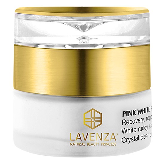 Kem dưỡng trắng da mặt Lavenza Pink White Facial Treatment Natural (30g)