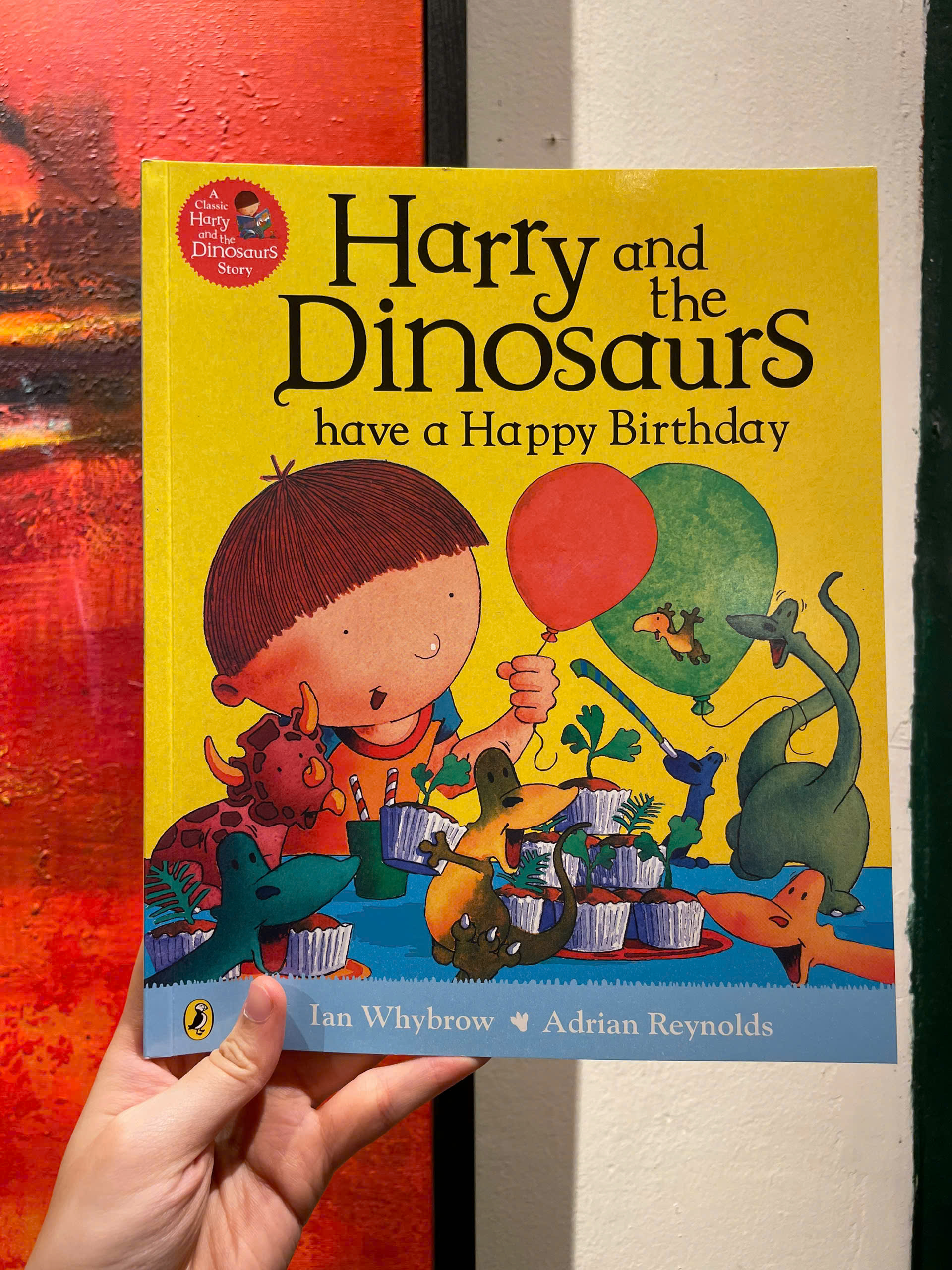 Harry &amp; the Dinosaurs Have a Happy Birthday by Ian Whybrow - Children Picture book in English
