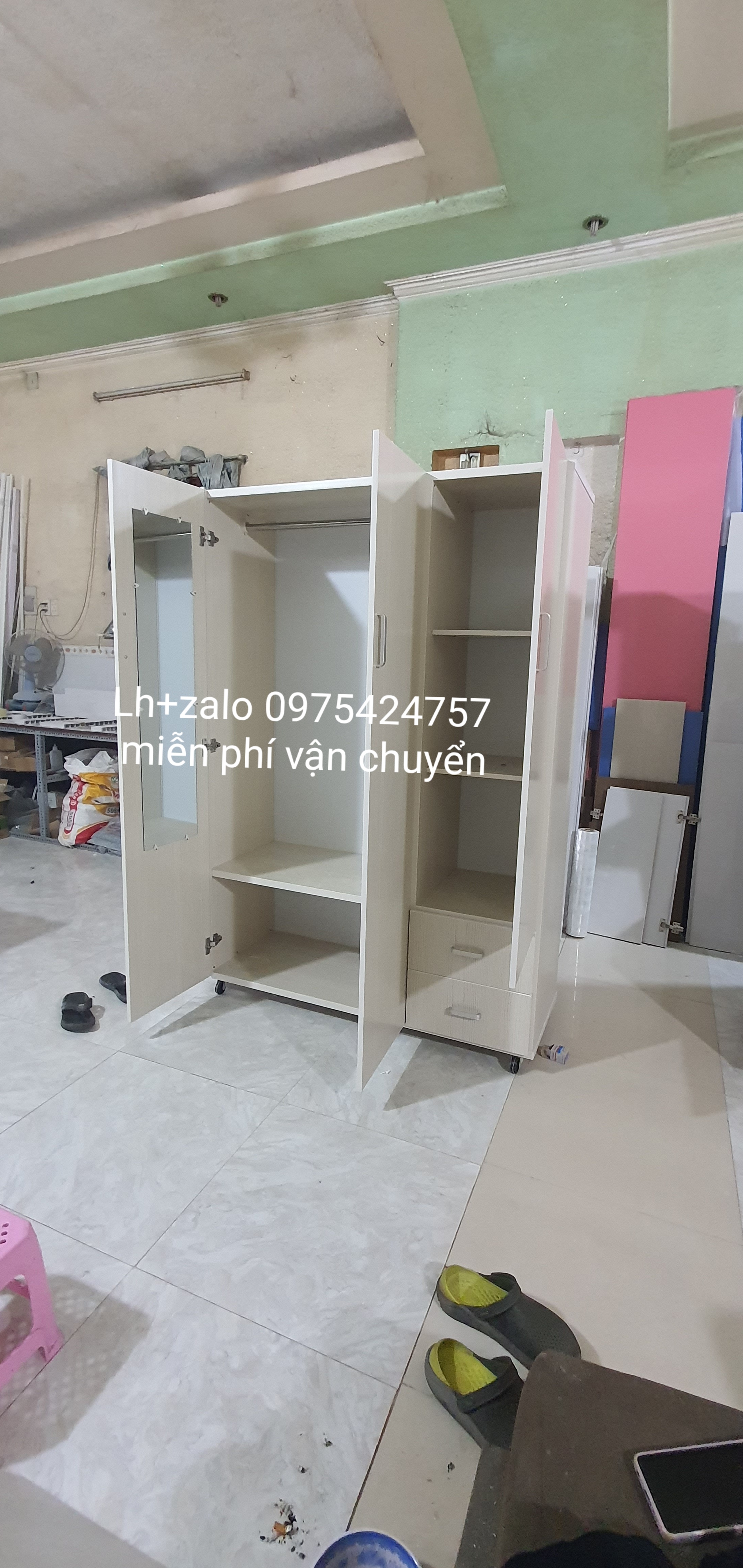 Tủ nhựa đài 3 cánh giá xưởng