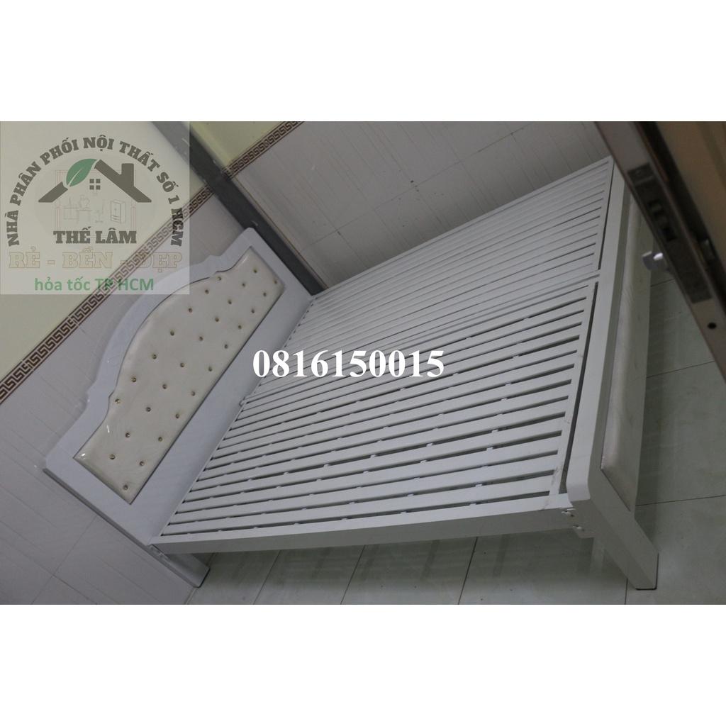 Giường sắt hộp dày 5x10 sơn tĩnh điện chống rung- chống ồn