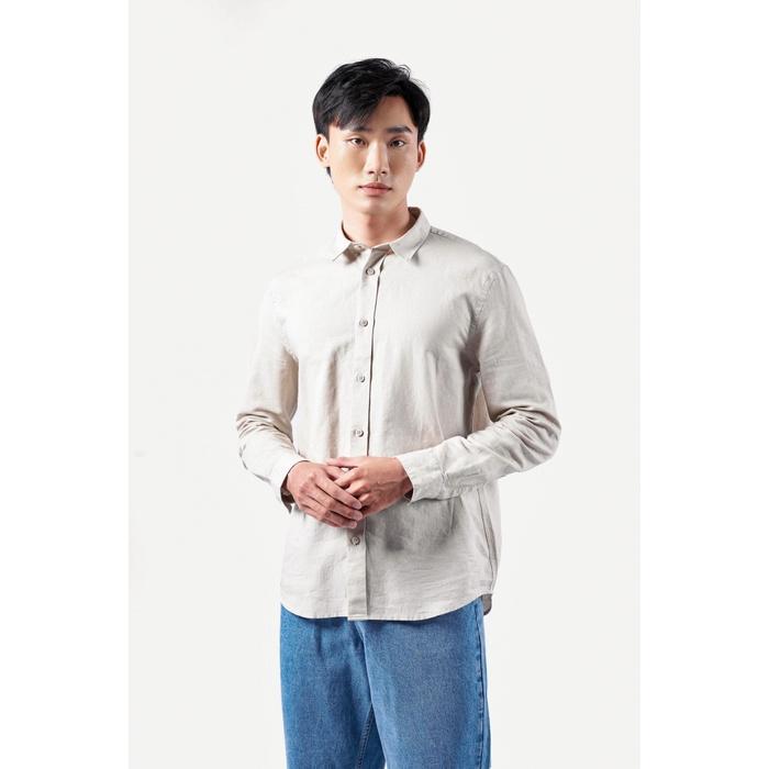 Áo sơ mi nam tay dài vải LINEN 3 màu 10S21SHL031CR1 | LASTORE MENSWEAR