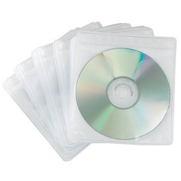 100 Cái Vỏ Đựng Đĩa CD DVD- Bao Đựng Chống Trầy Xước