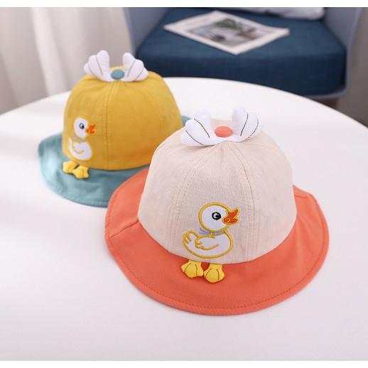 Mũ vành tròn vịt kute cực xinh cho bé từ 6 tháng đến 3 tuổi