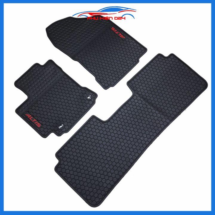 Lót sàn ô tô cao su Altis 2014-2015-2016-2017-2018-2019-2020-2021 không mùi chống trơn trượt